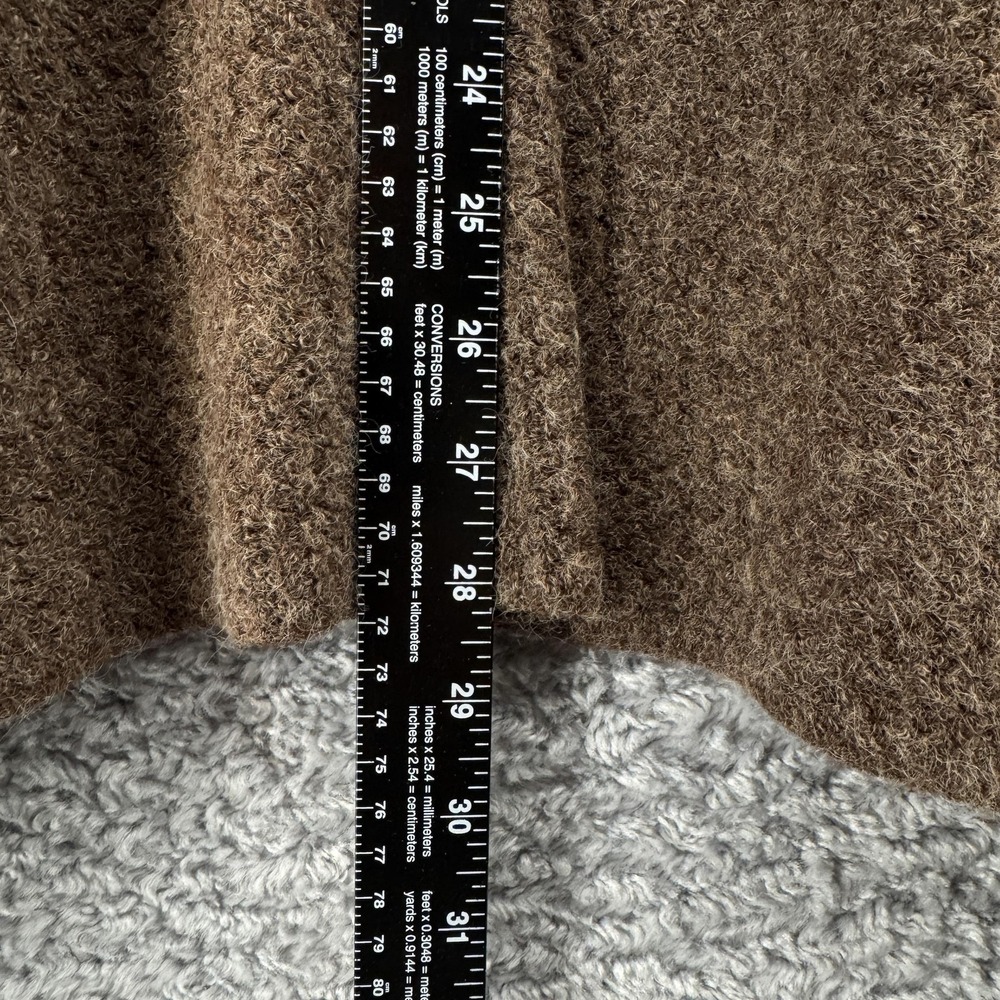 Do Everything In Love Cardigan Sweater Womens One Size Brown Open Front Pockets - Picture 5 of 6